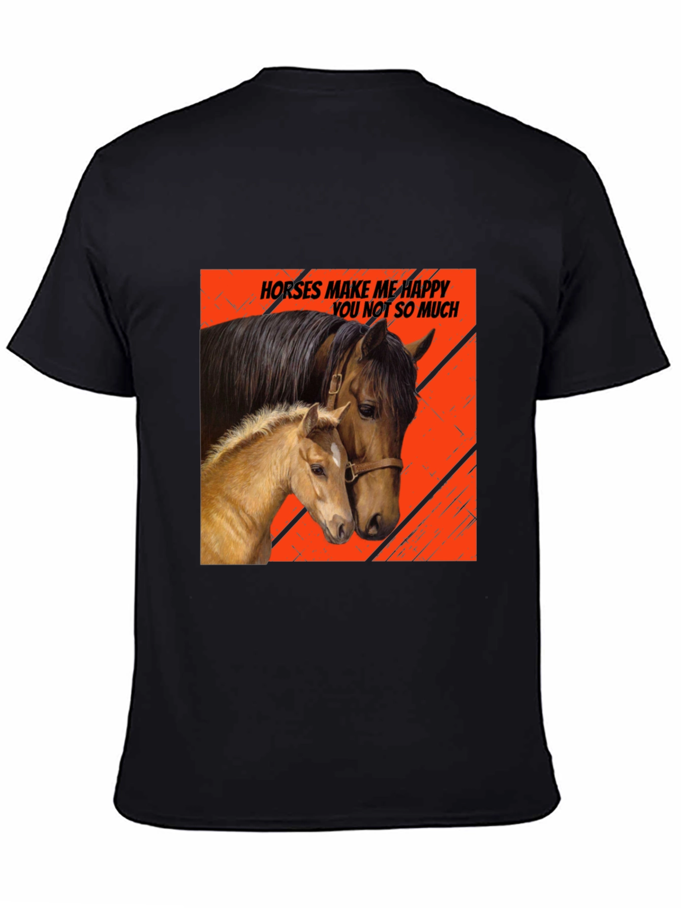 Horses Make Me Happy T-Shirt