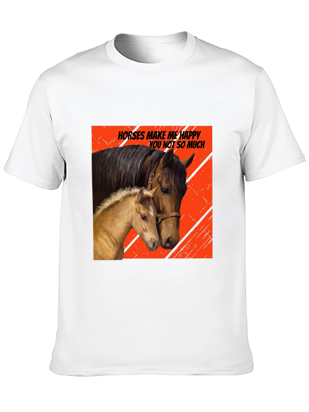 Horses Make Me Happy T-Shirt