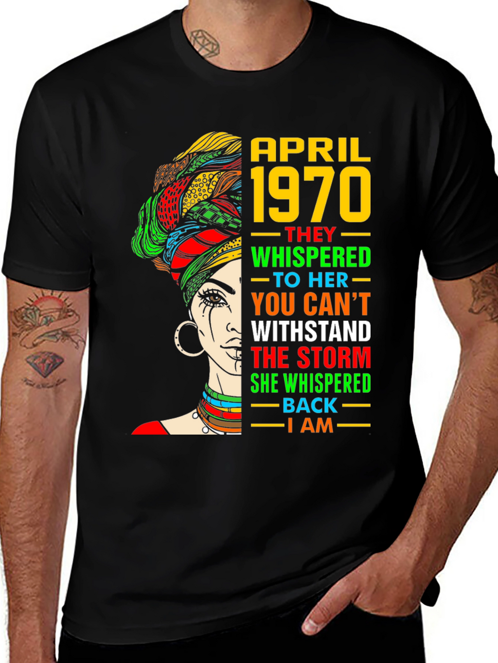 April 1970 Black History T-Shirt