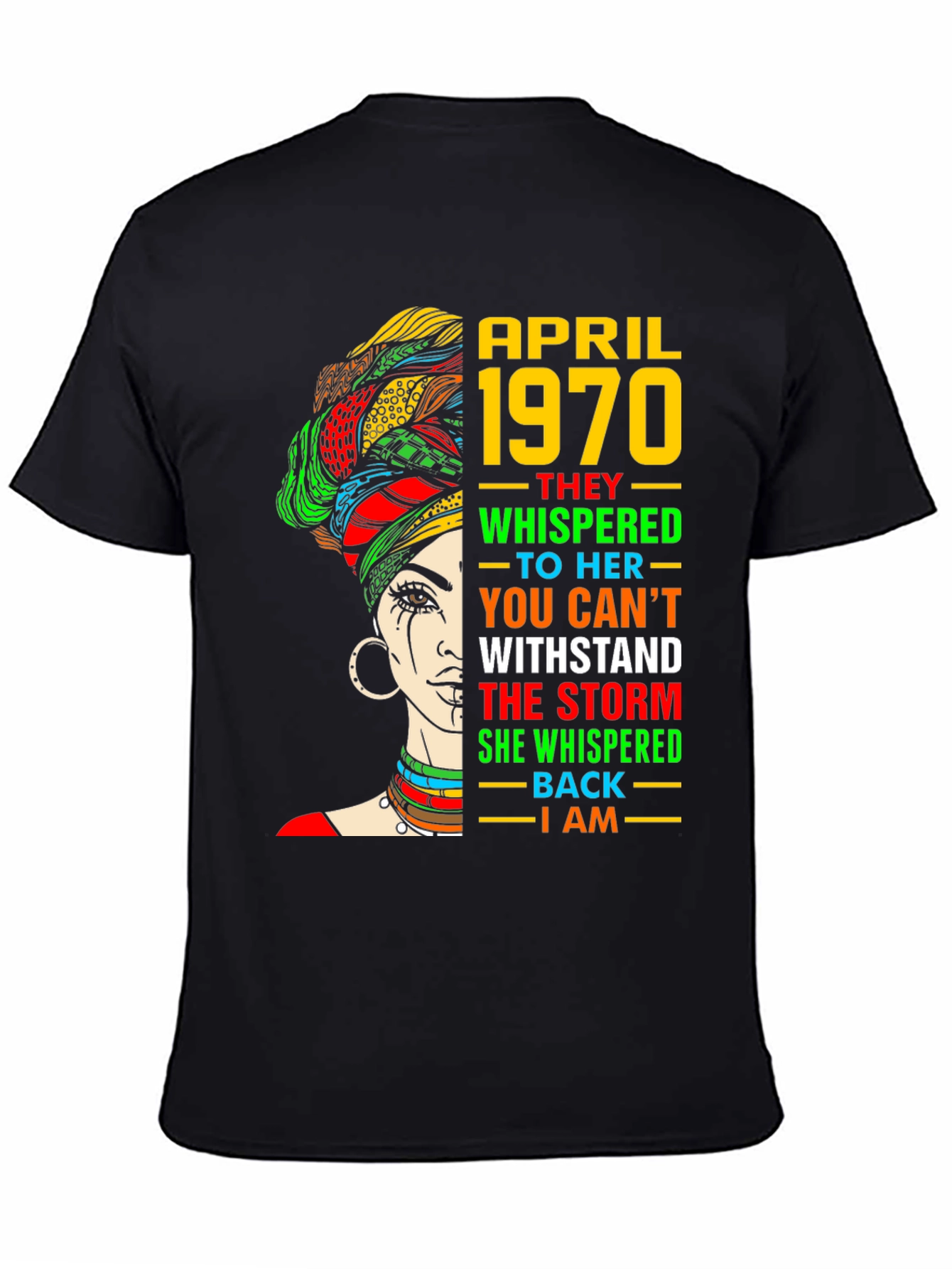 April 1970 Black History T-Shirt