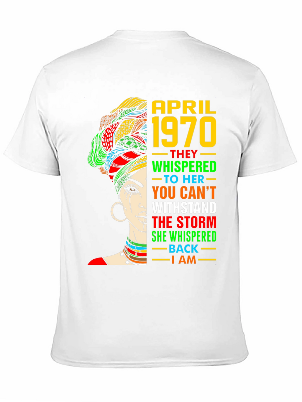 April 1970 Black History T-Shirt
