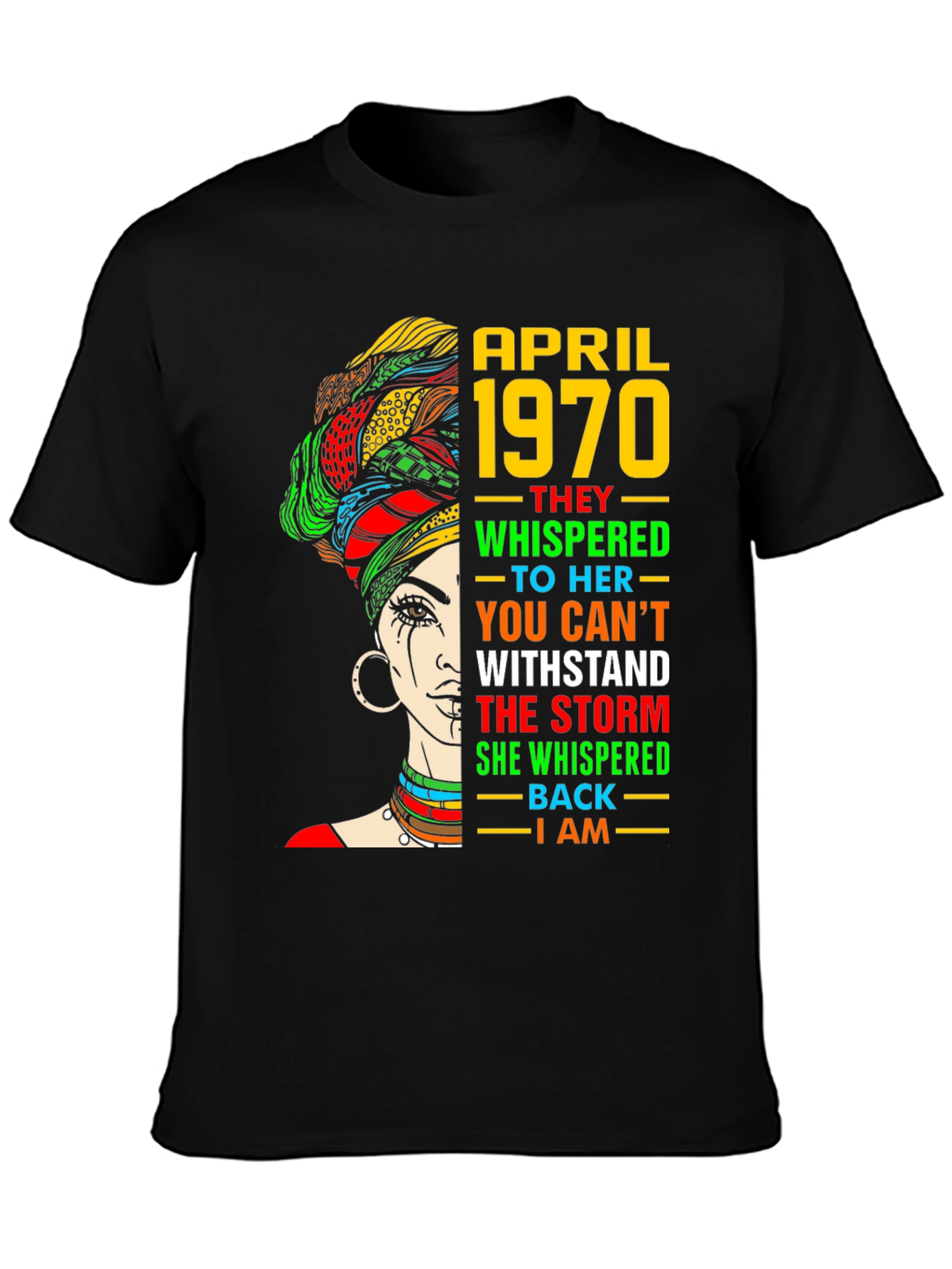 April 1970 Black History T-Shirt