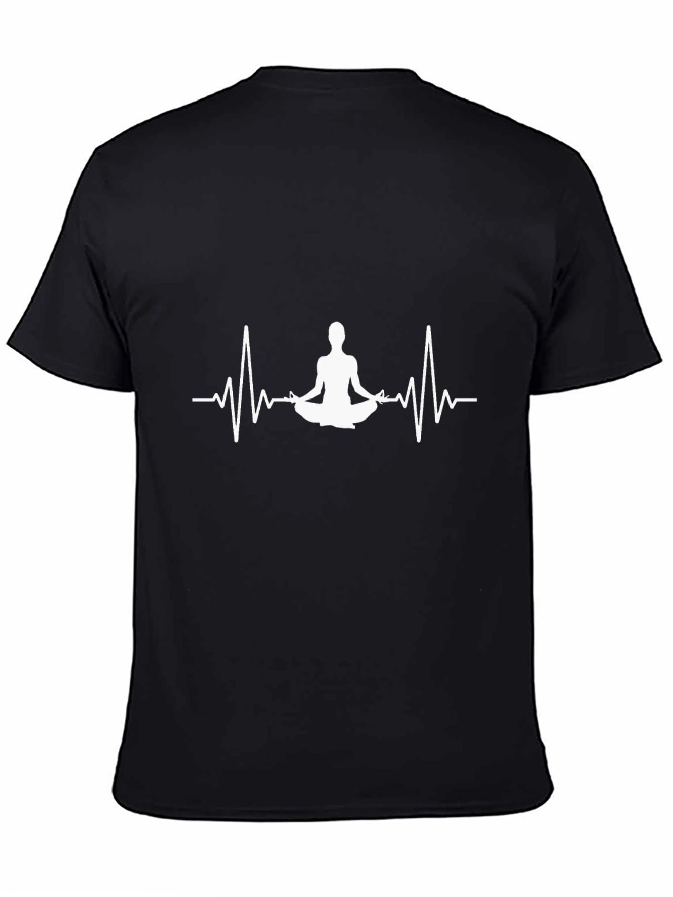 Yoga Heartbeat Graphic Tee - Zen Mode Activated