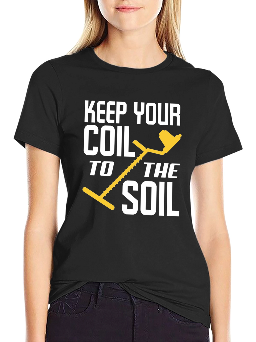 Keep Your Coil to the Soil Black T-Shirt