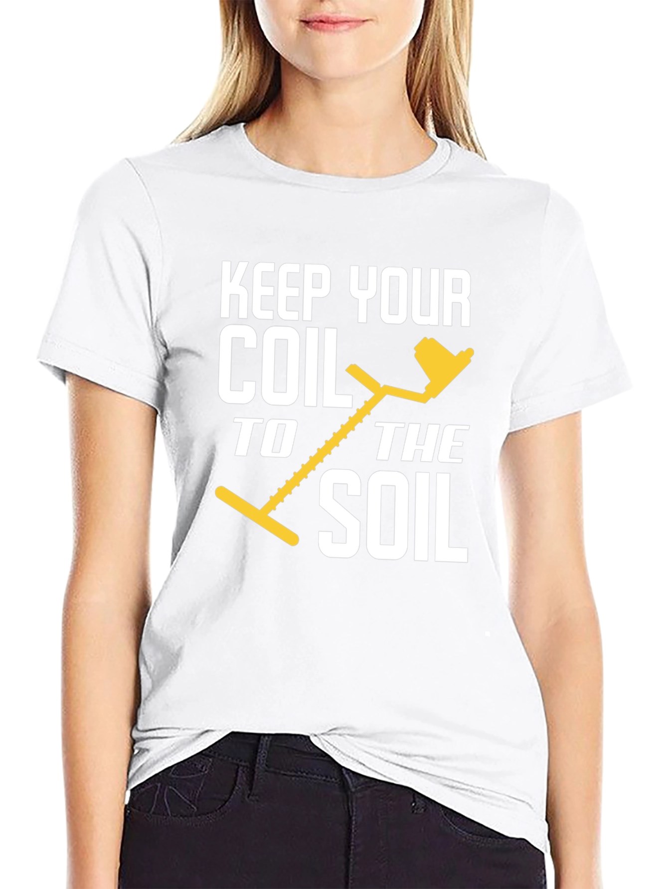 Keep Your Coil to the Soil Black T-Shirt