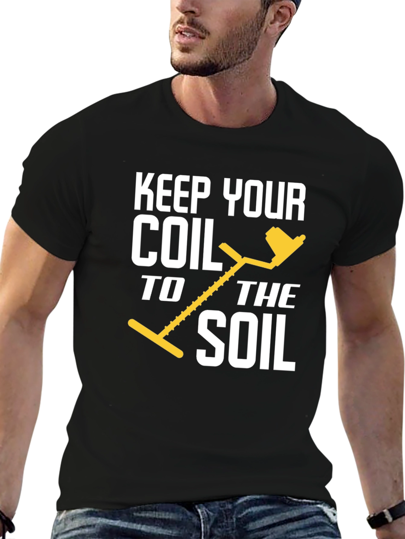 Keep Your Coil to the Soil Black T-Shirt