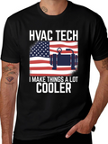 HVAC Tech Patriotic T-Shirt