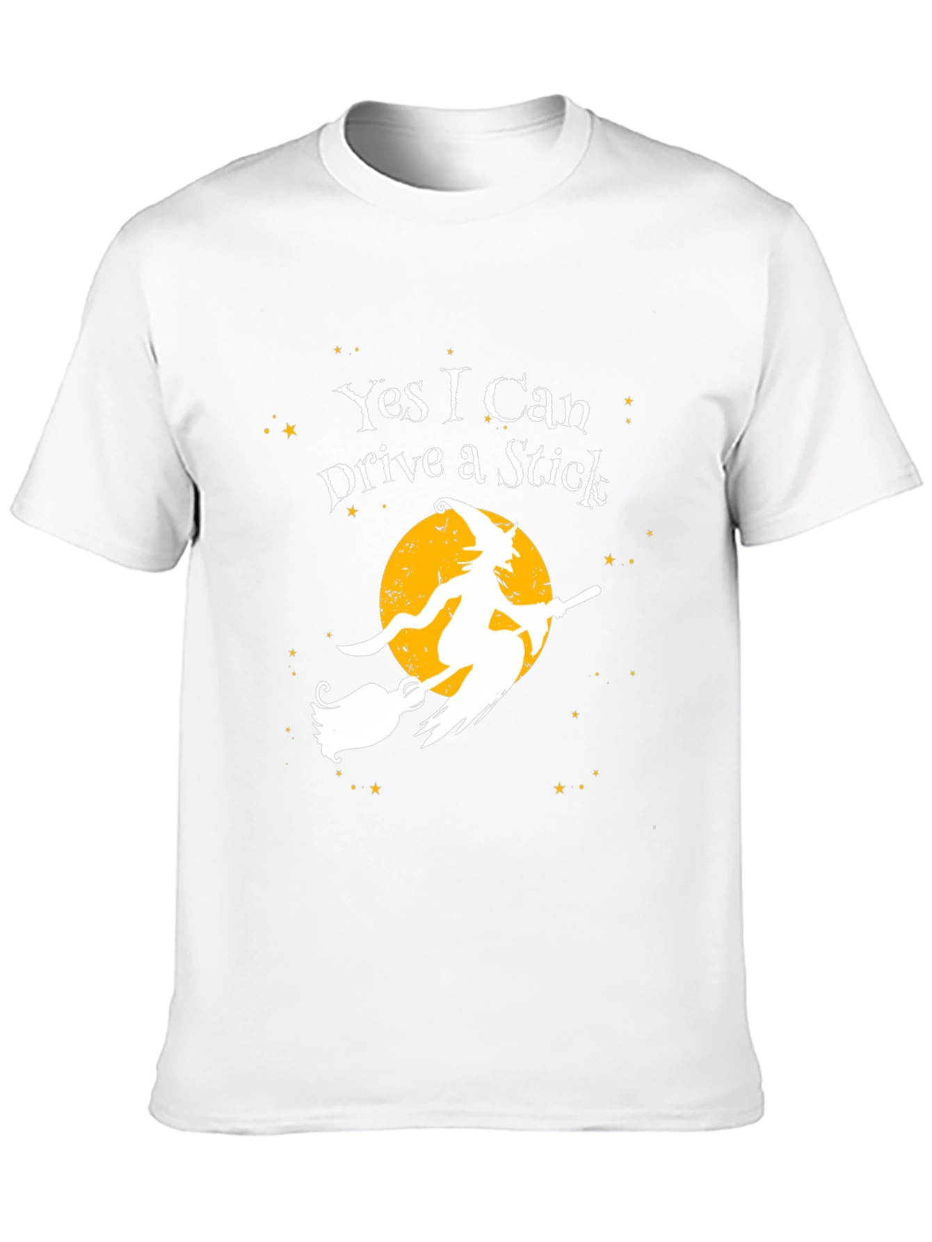 Witch Stick Halloween T-Shirt - Spooky Fun