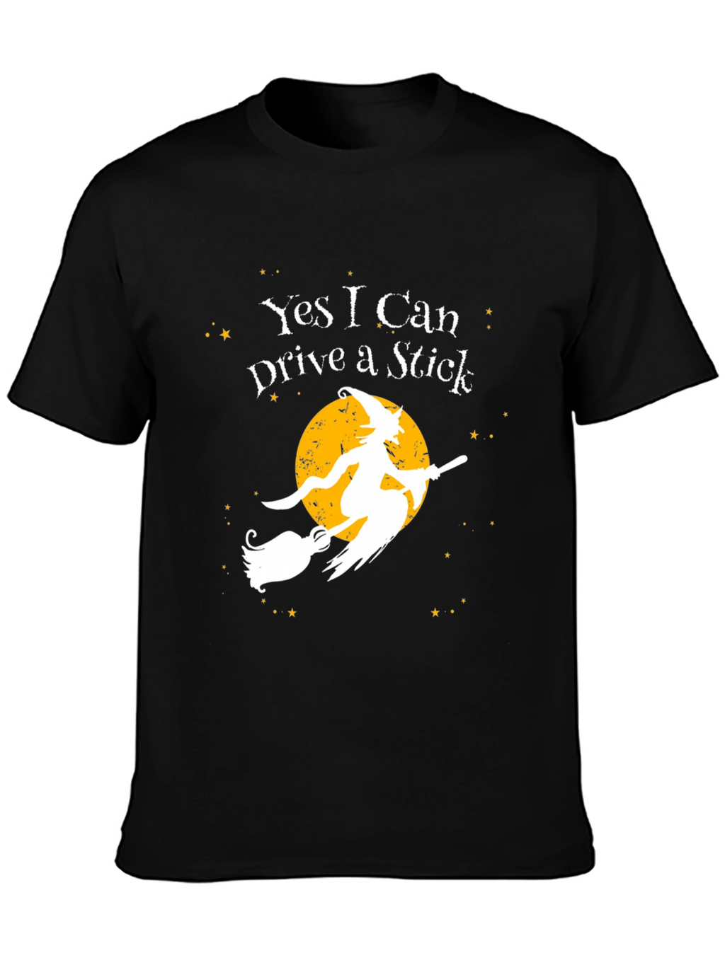Witch Stick Halloween T-Shirt - Spooky Fun