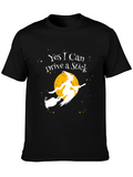 Witch Stick Halloween T-Shirt - Spooky Fun