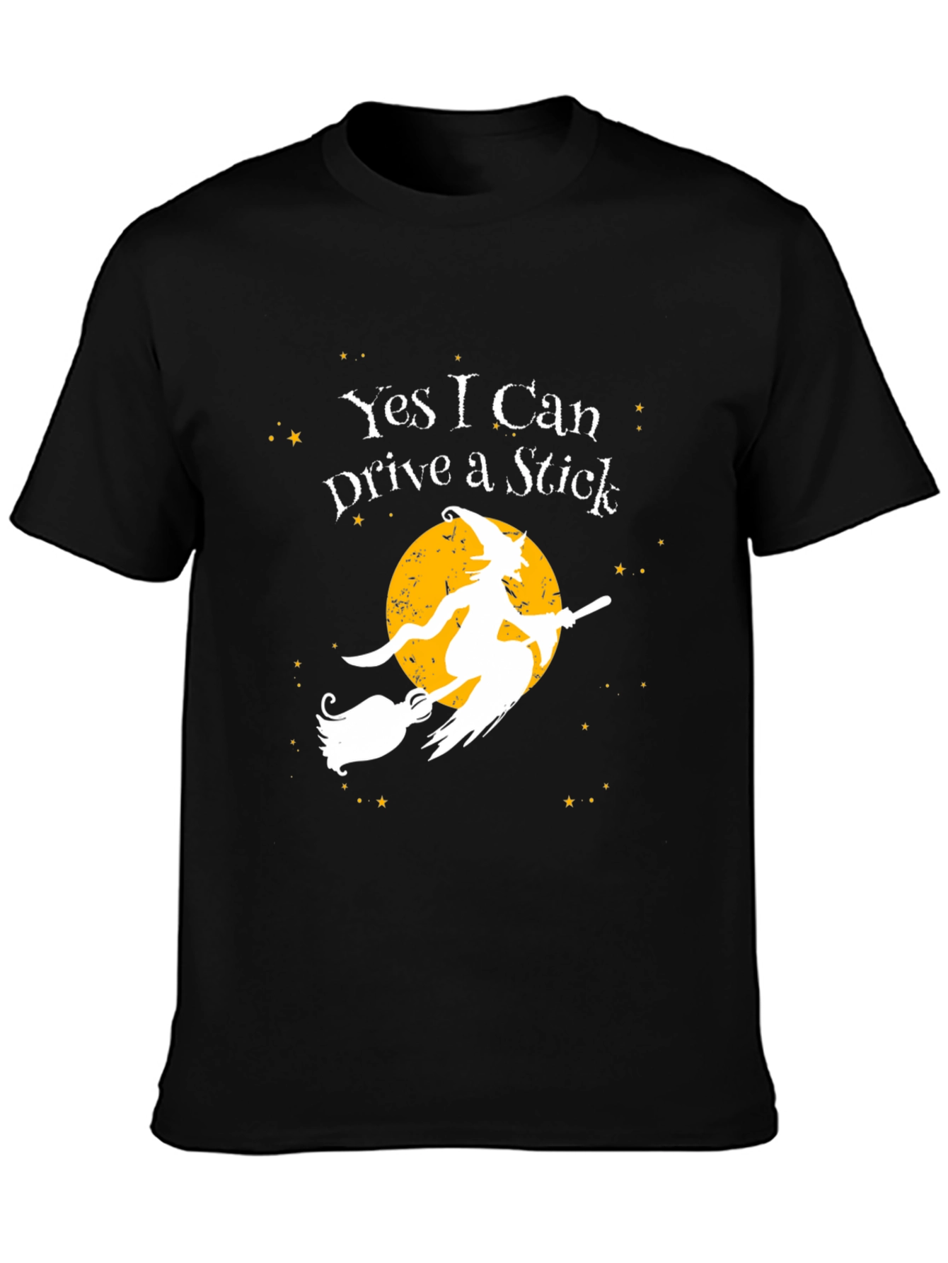 Witch Stick Halloween T-Shirt - Spooky Fun