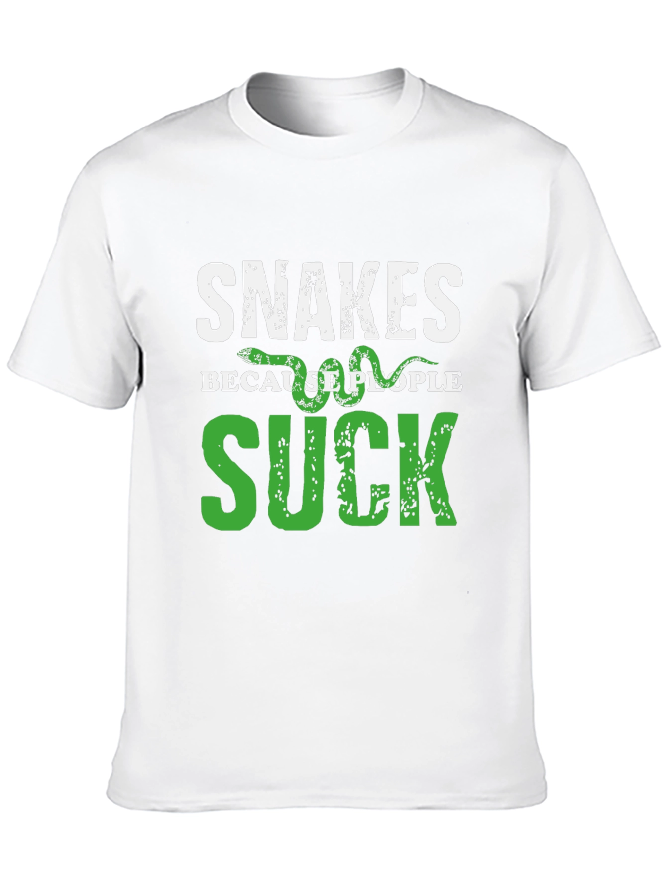 Snakes Because People Suck Graphic T-Shirt