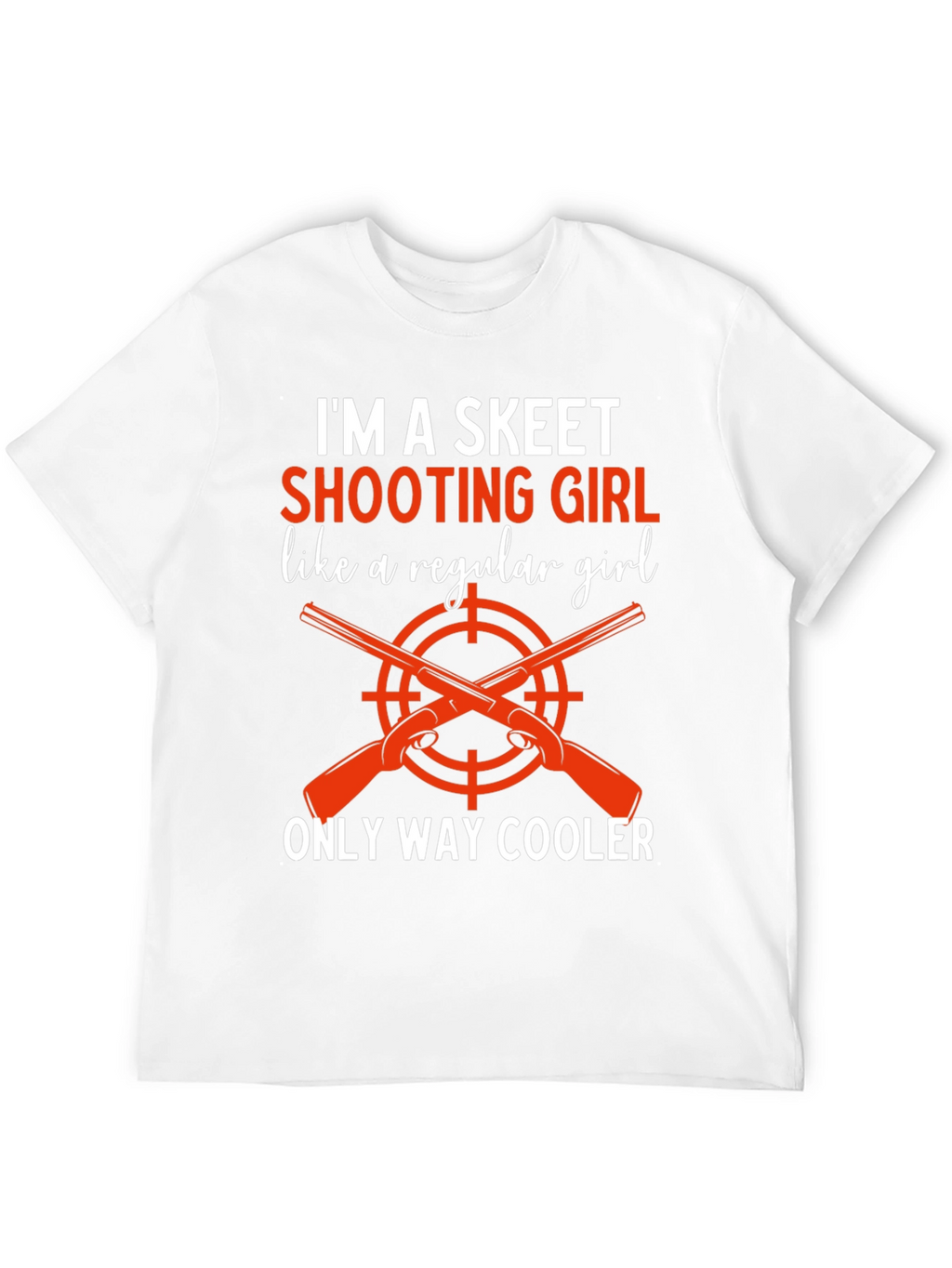 Skeet Shooting Girl Tee - Way Cooler Graphic T-Shirt