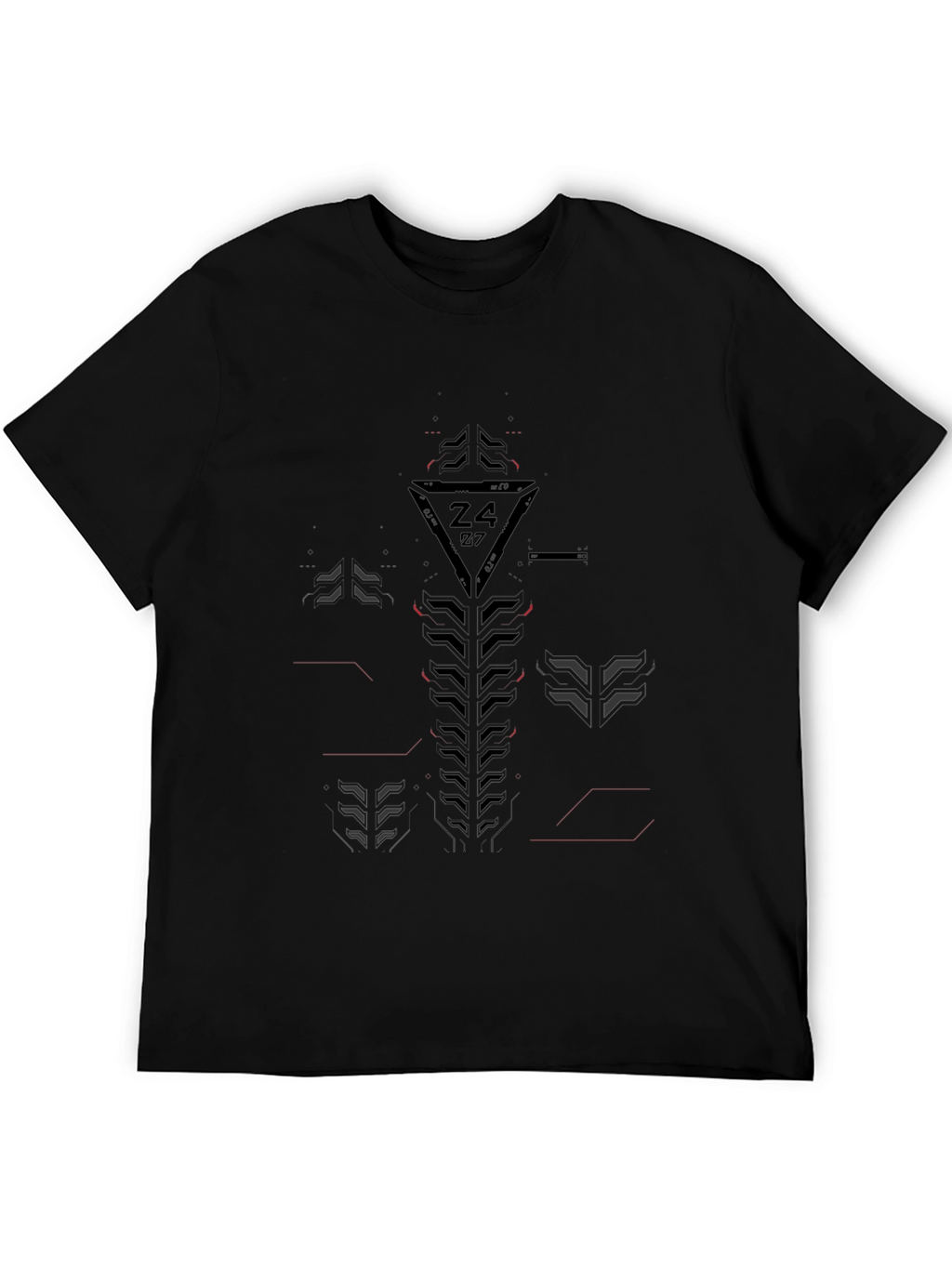 Cyberpunk Graphic Black T-Shirt
