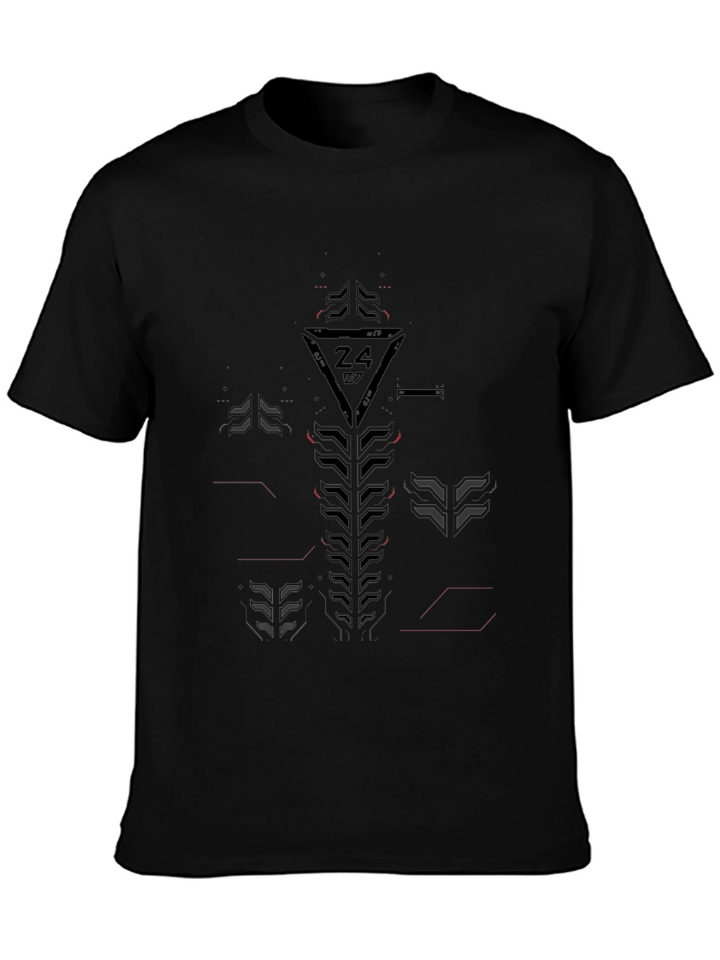 Cyberpunk Graphic Black T-Shirt