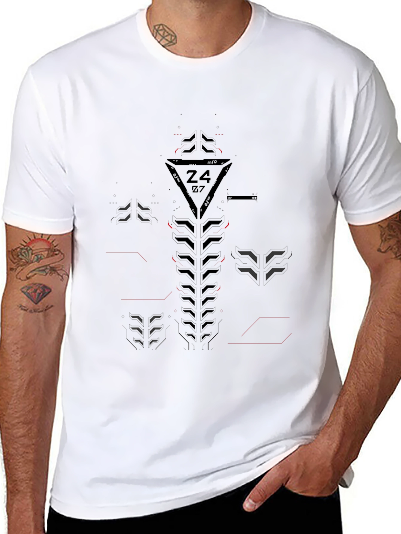 Cyberpunk Graphic Black T-Shirt