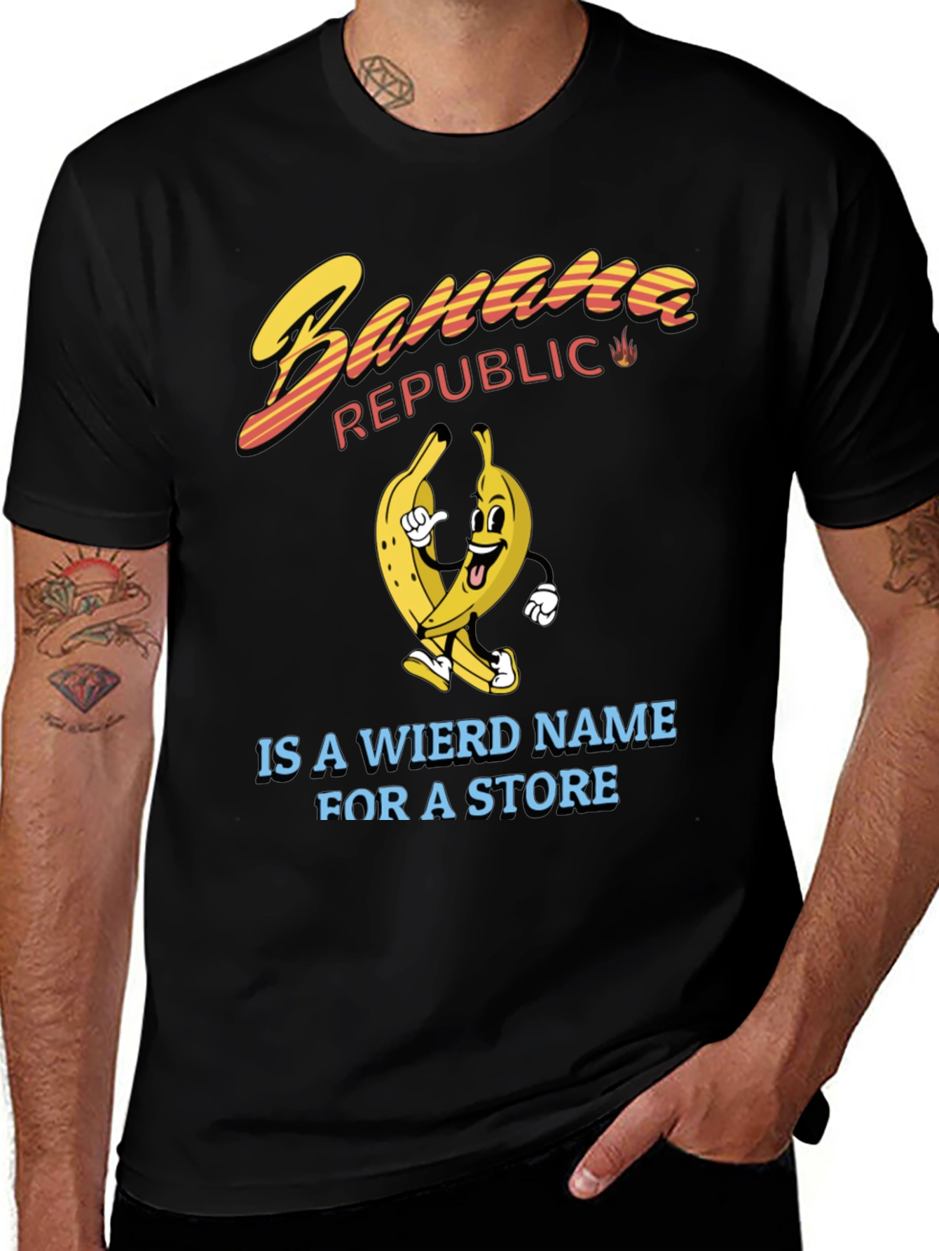 Banana Republic Weird Name T-Shirt