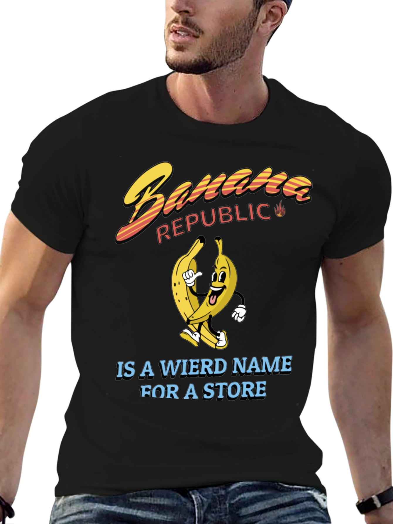 Banana Republic Weird Name T-Shirt