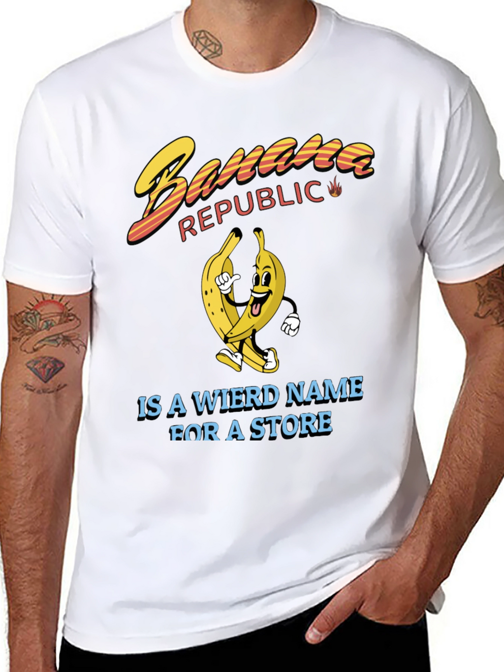 Banana Republic Weird Name T-Shirt
