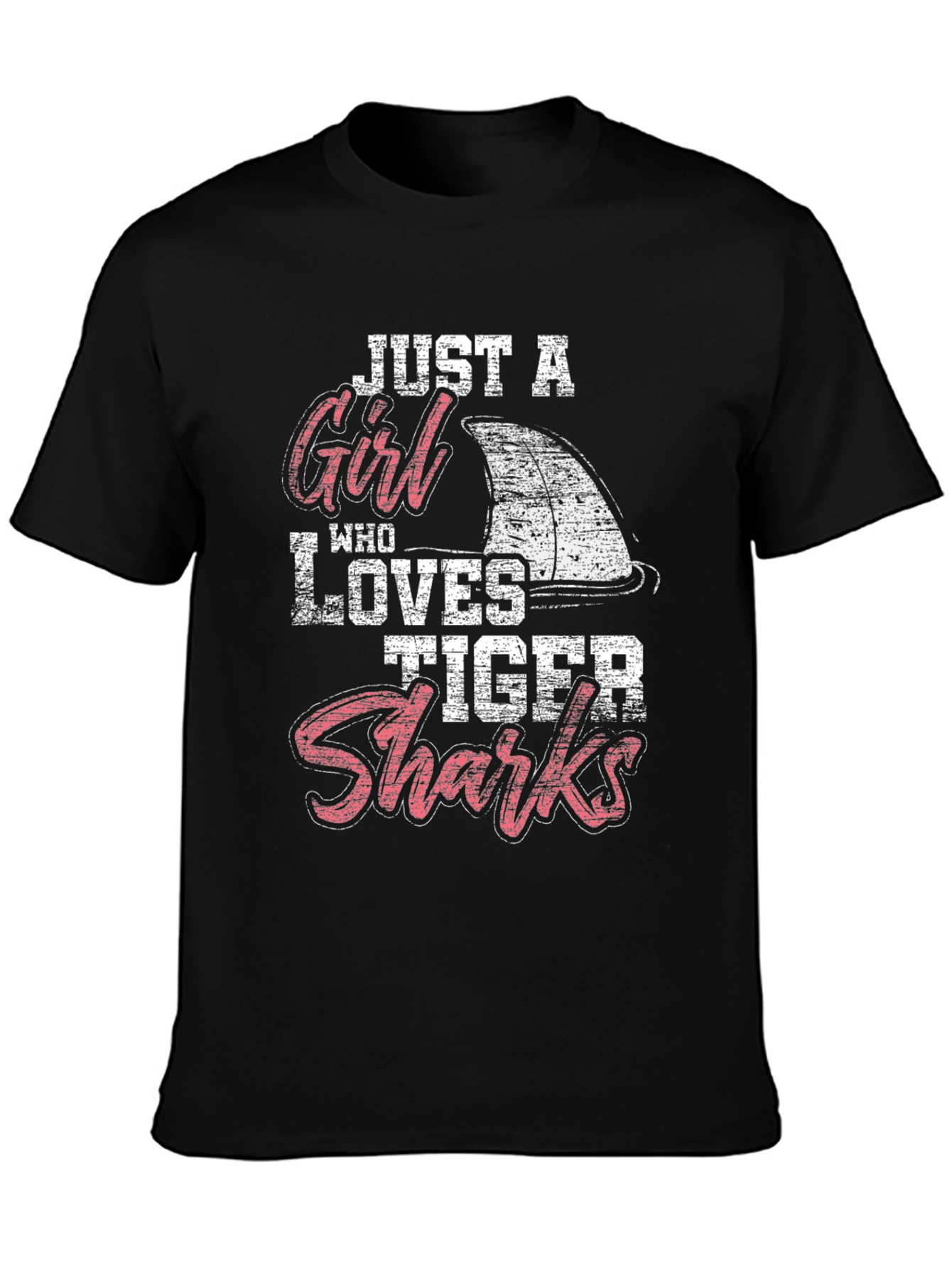 Just a Girl Who Loves Tiger Sharks T-Shirt