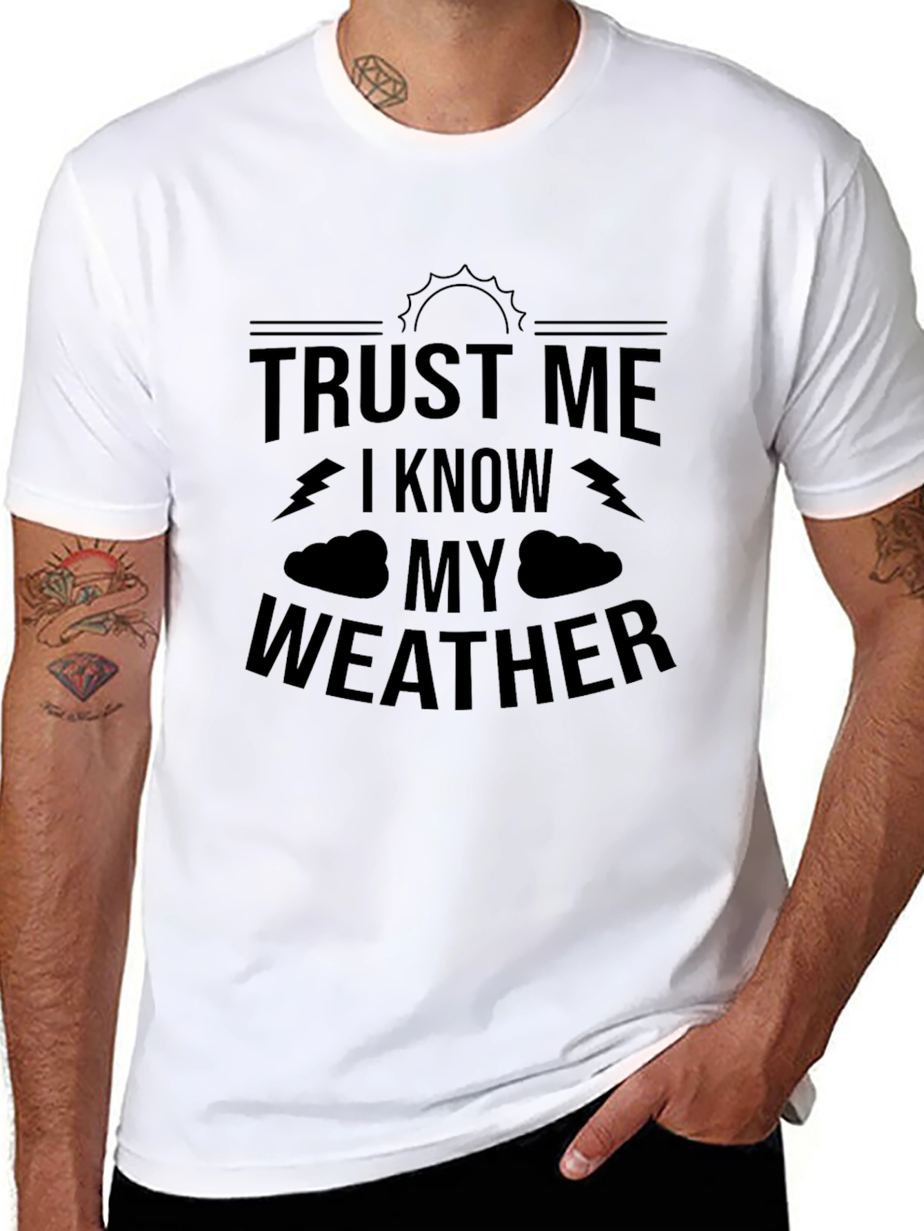 Trust Me I Know My Weather Graphic T-Shirt