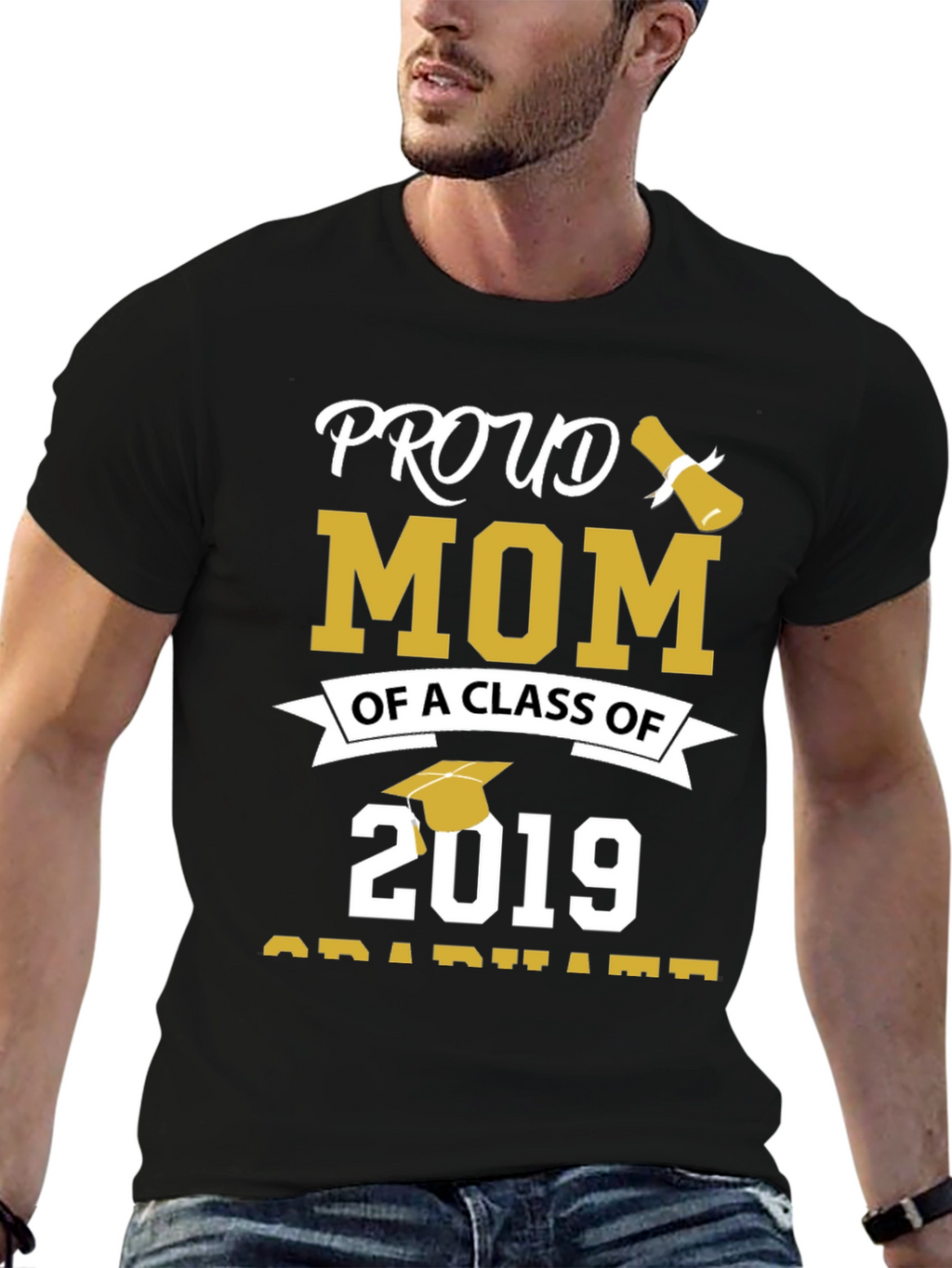 Proud Mom Class of 2019 Graduation T-Shirt