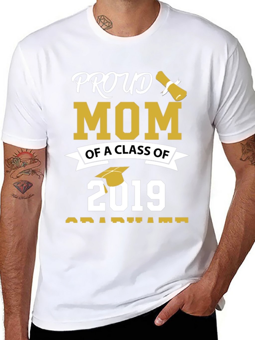 Proud Mom Class of 2019 Graduation T-Shirt
