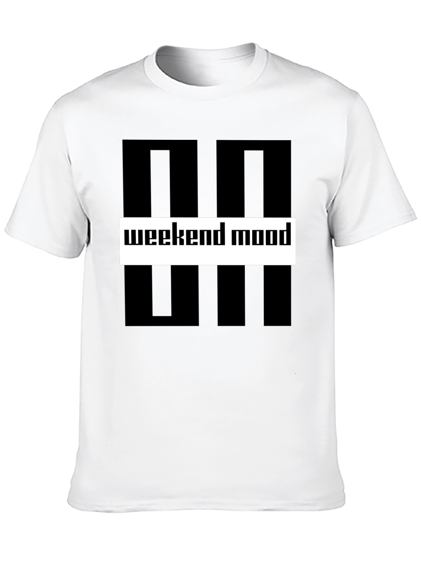 Weekend Mood Graphic Tee - Stylish Casual Wear