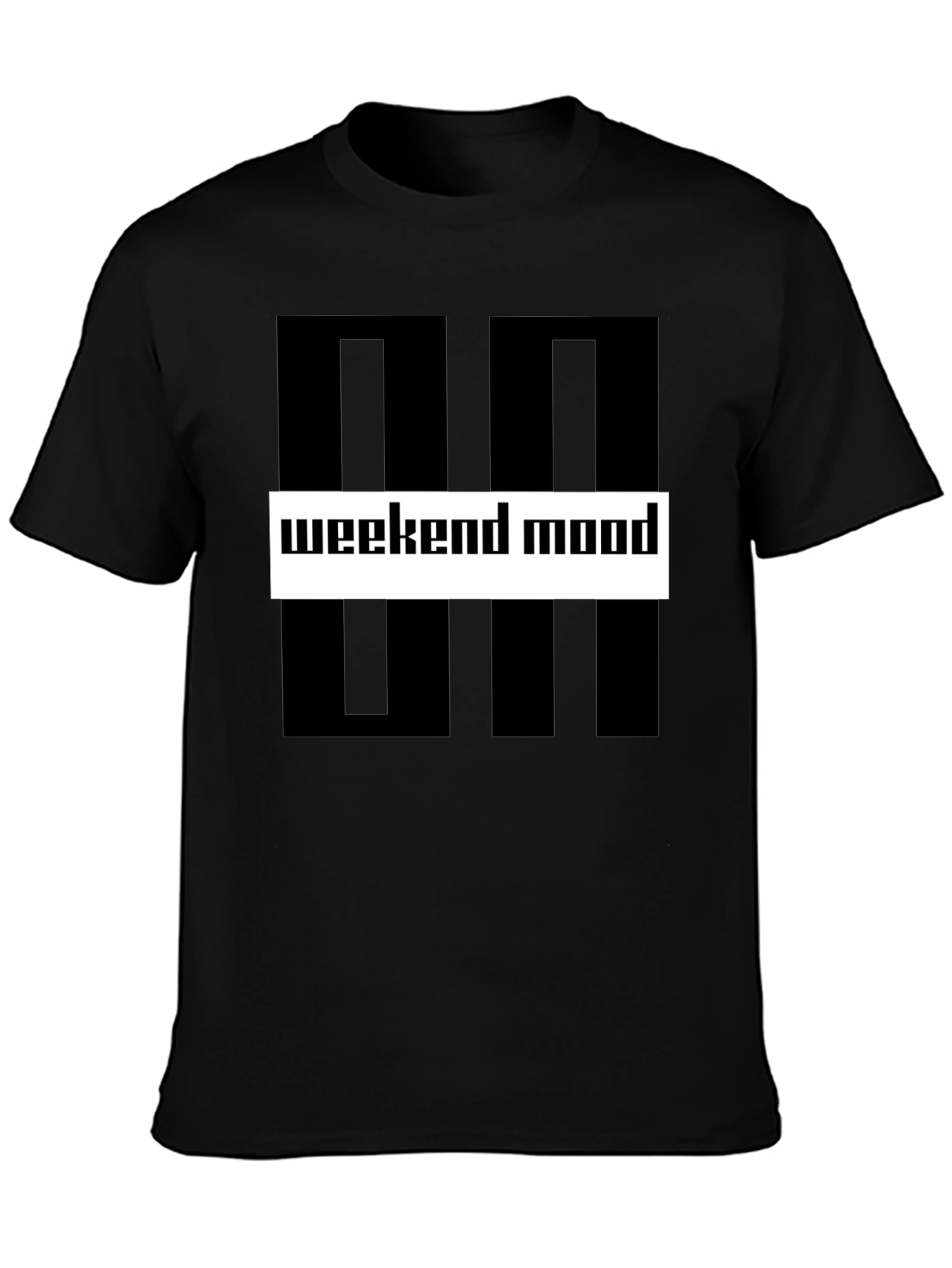 Weekend Mood Graphic Tee - Stylish Casual Wear