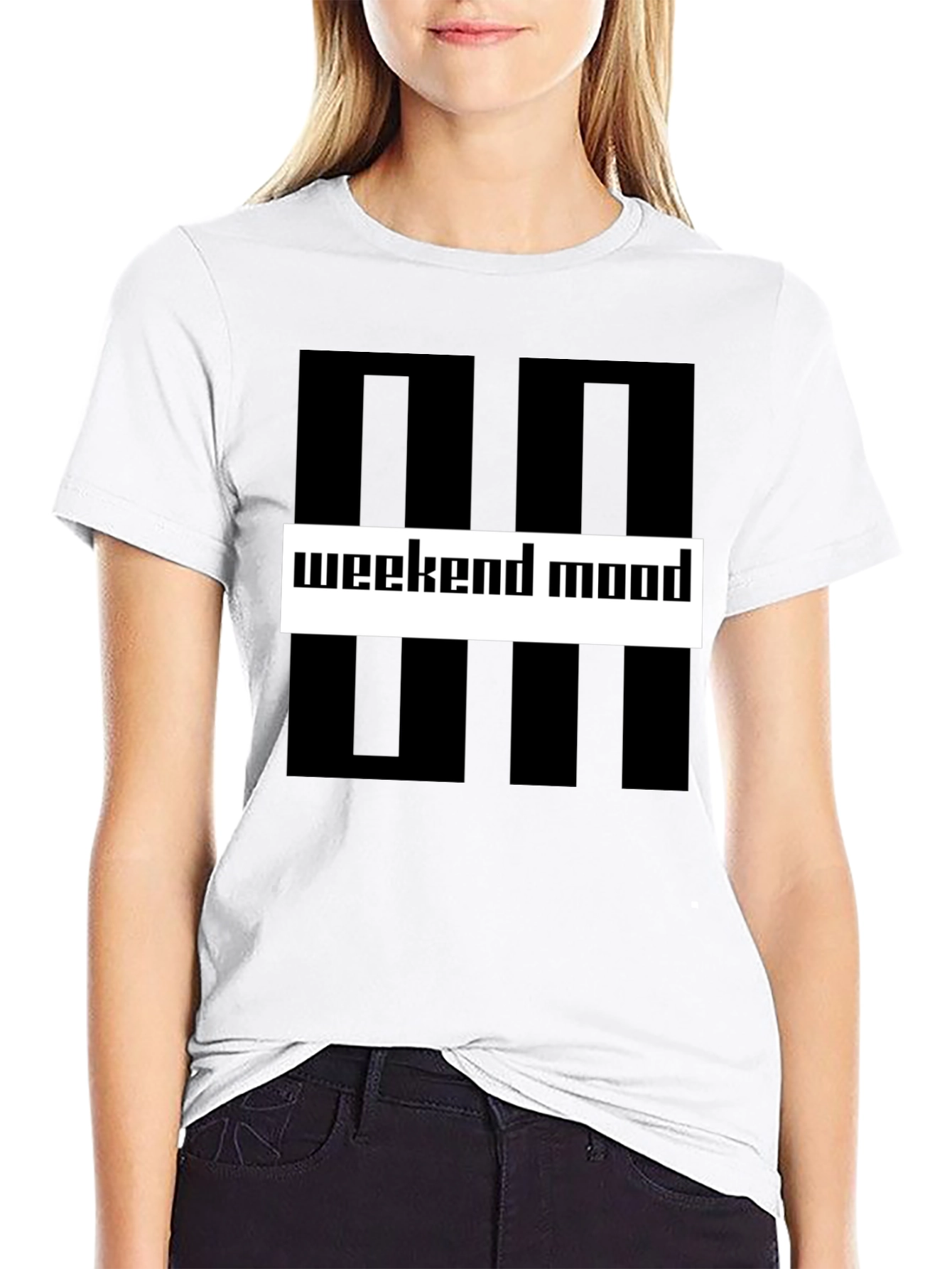 Weekend Mood Graphic Tee - Stylish Casual Wear