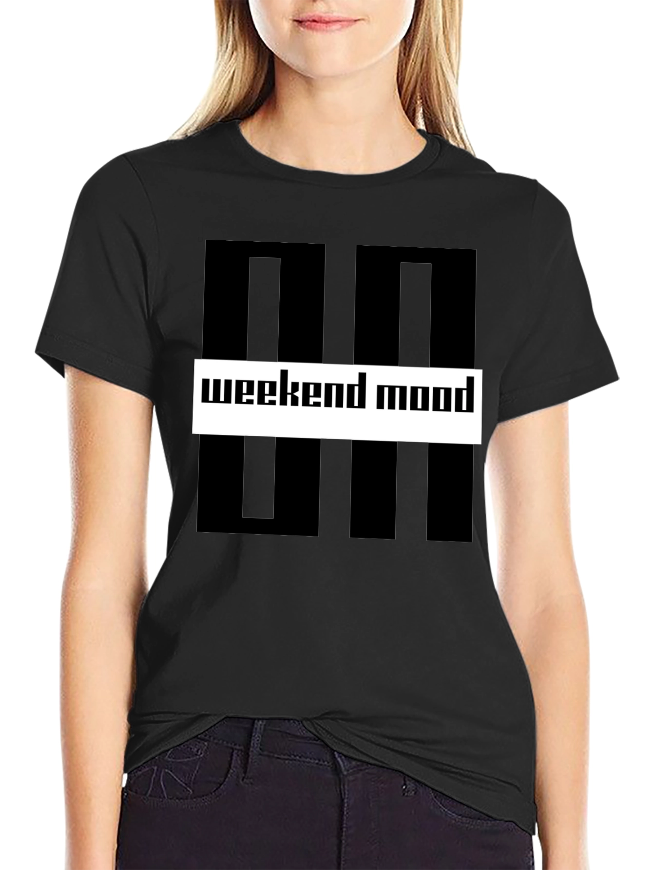 Weekend Mood Graphic Tee - Stylish Casual Wear