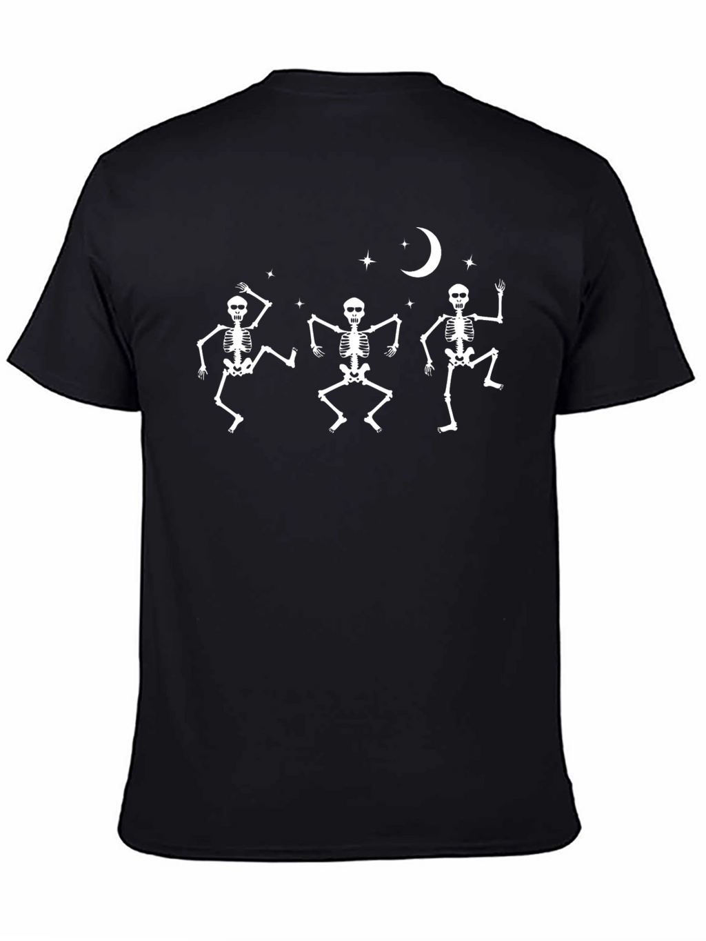 Dancing Skeletons Graphic Tee - Halloween Fun!