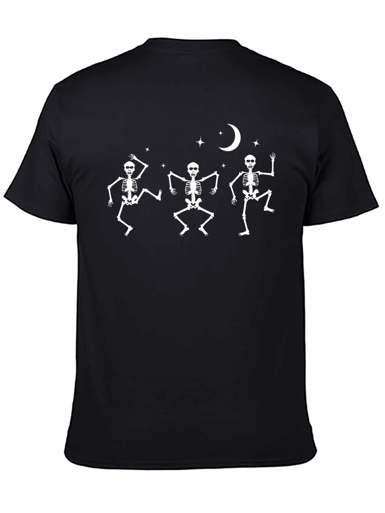 Dancing Skeletons Graphic Tee - Halloween Fun!
