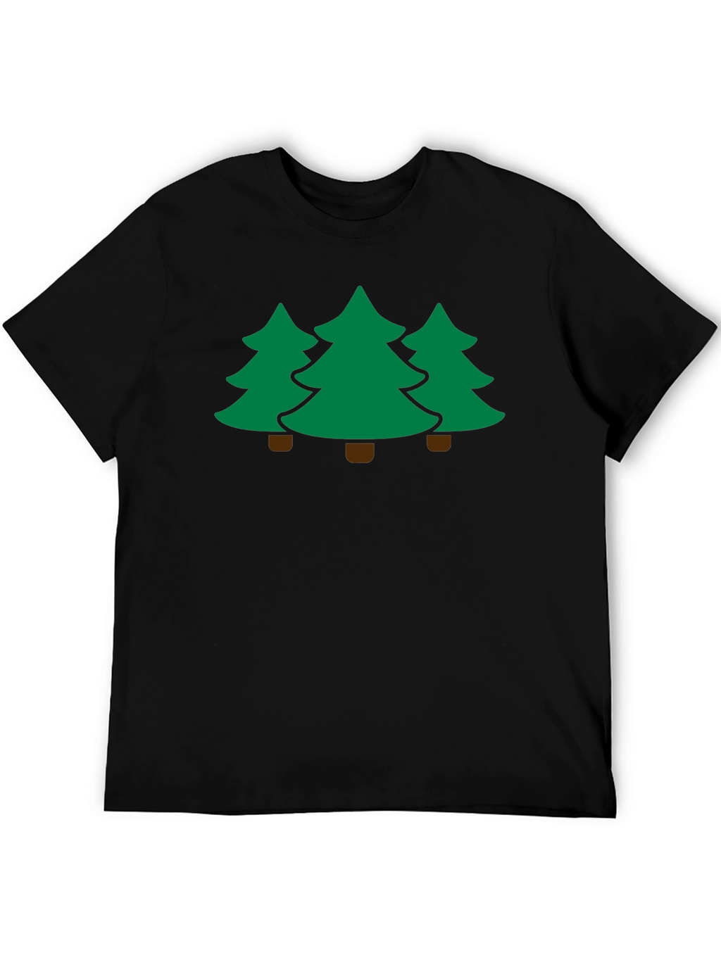 Three Trees Black T-Shirt