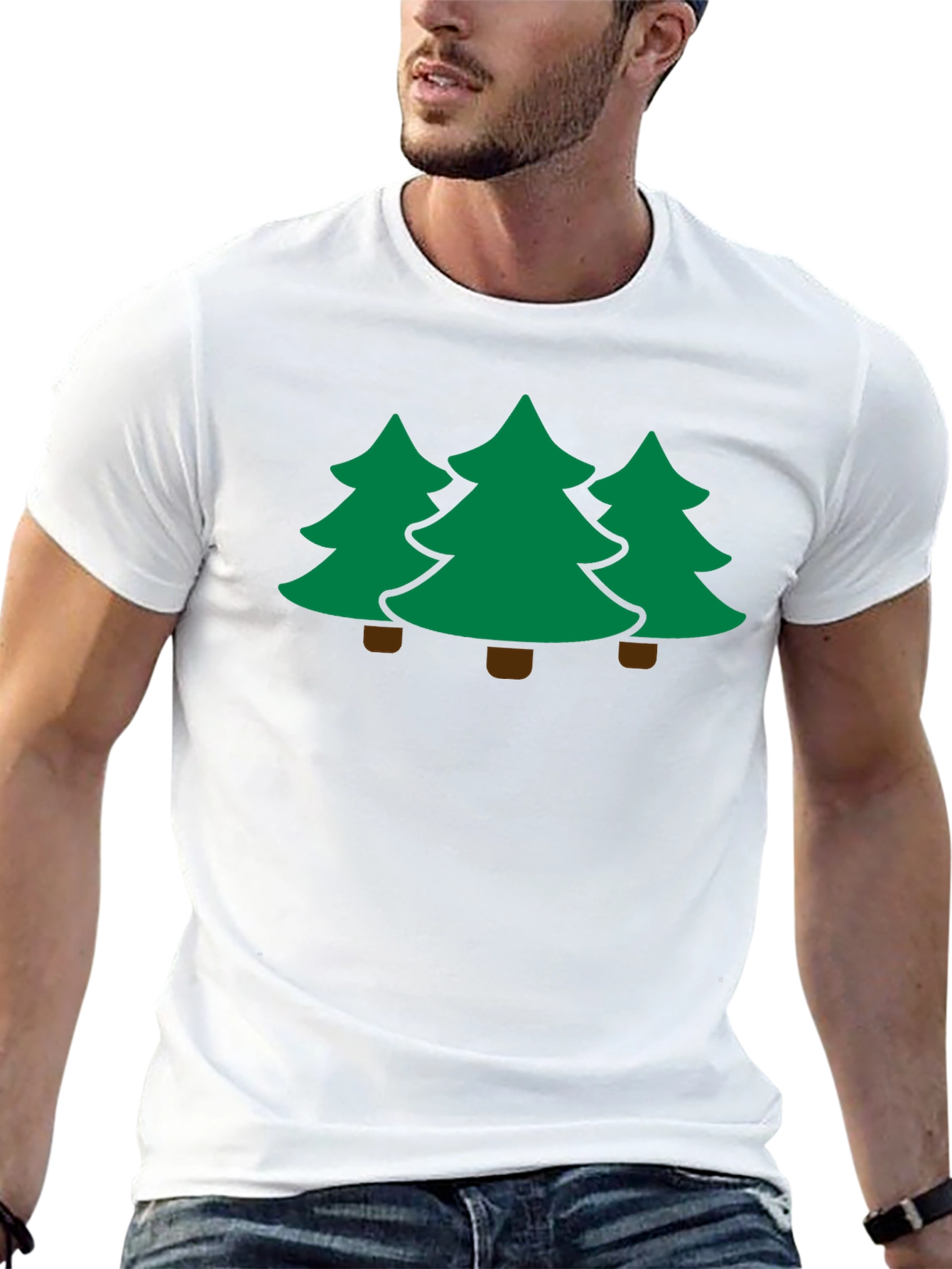 Three Trees Black T-Shirt