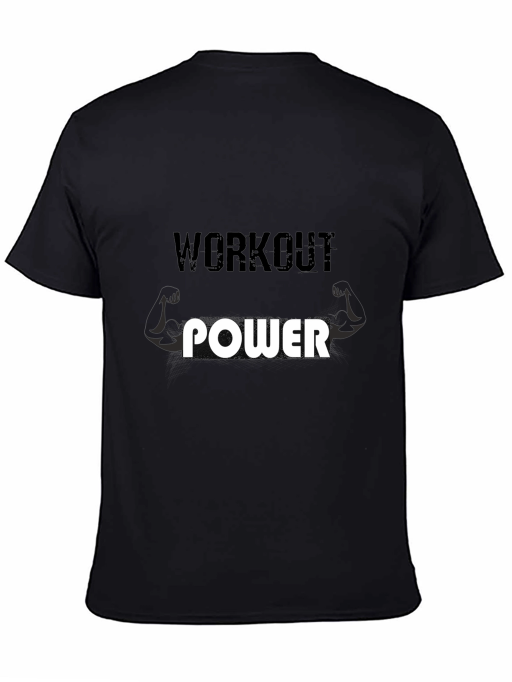 Workout Power T-Shirt - Gym Motivation Tee