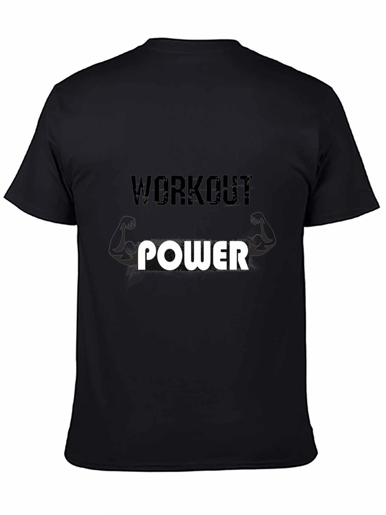 Workout Power T-Shirt - Gym Motivation Tee