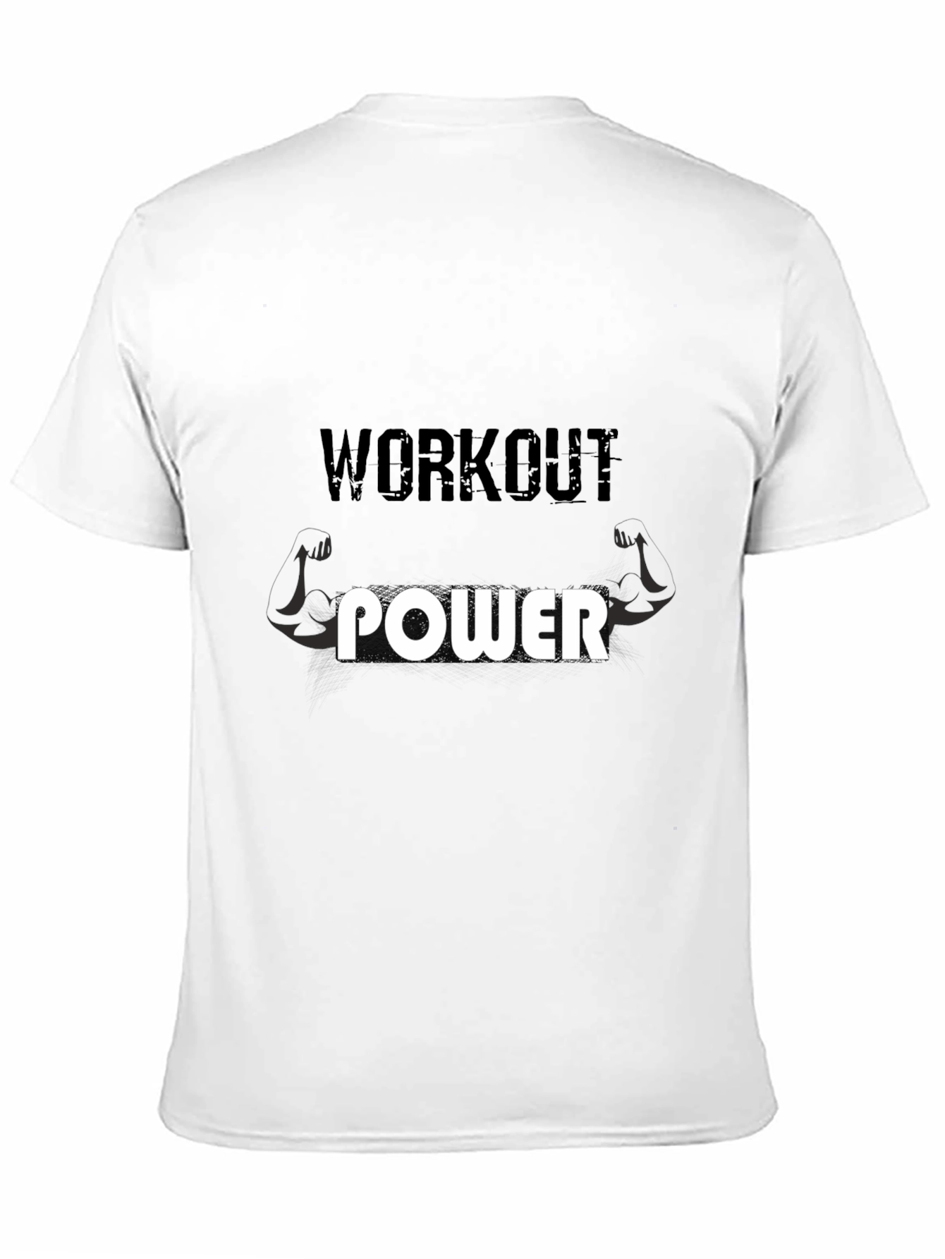 Workout Power T-Shirt - Gym Motivation Tee