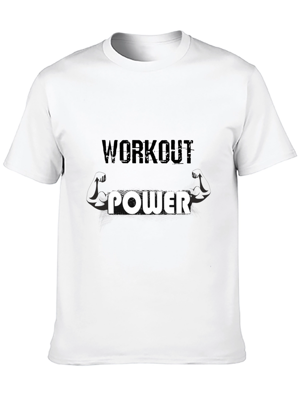 Workout Power T-Shirt - Gym Motivation Tee