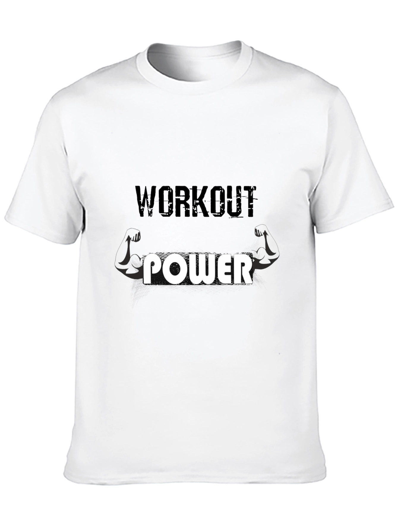 Workout Power T-Shirt - Gym Motivation Tee