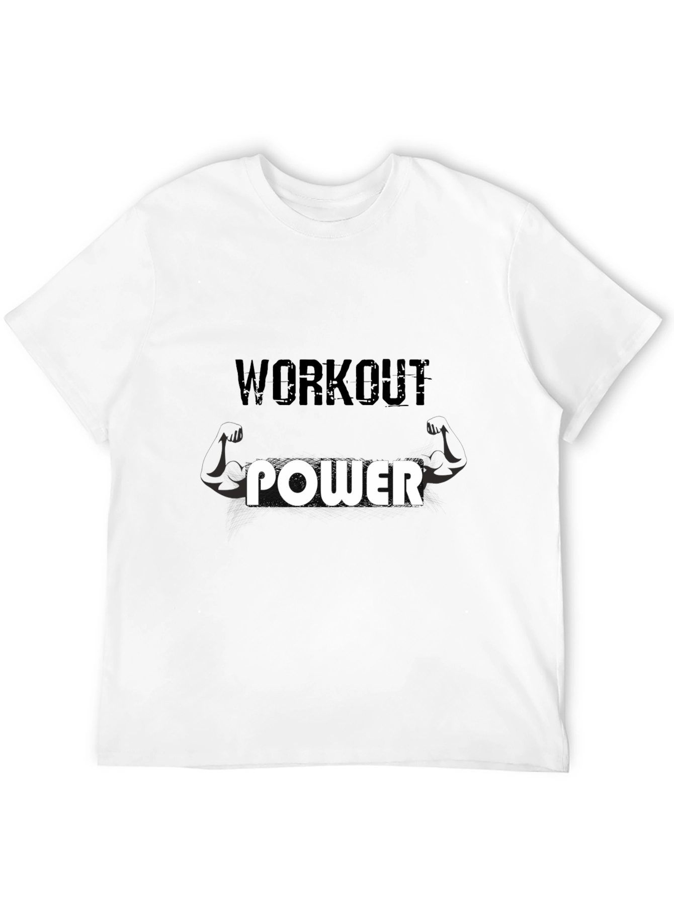 Workout Power T-Shirt - Gym Motivation Tee