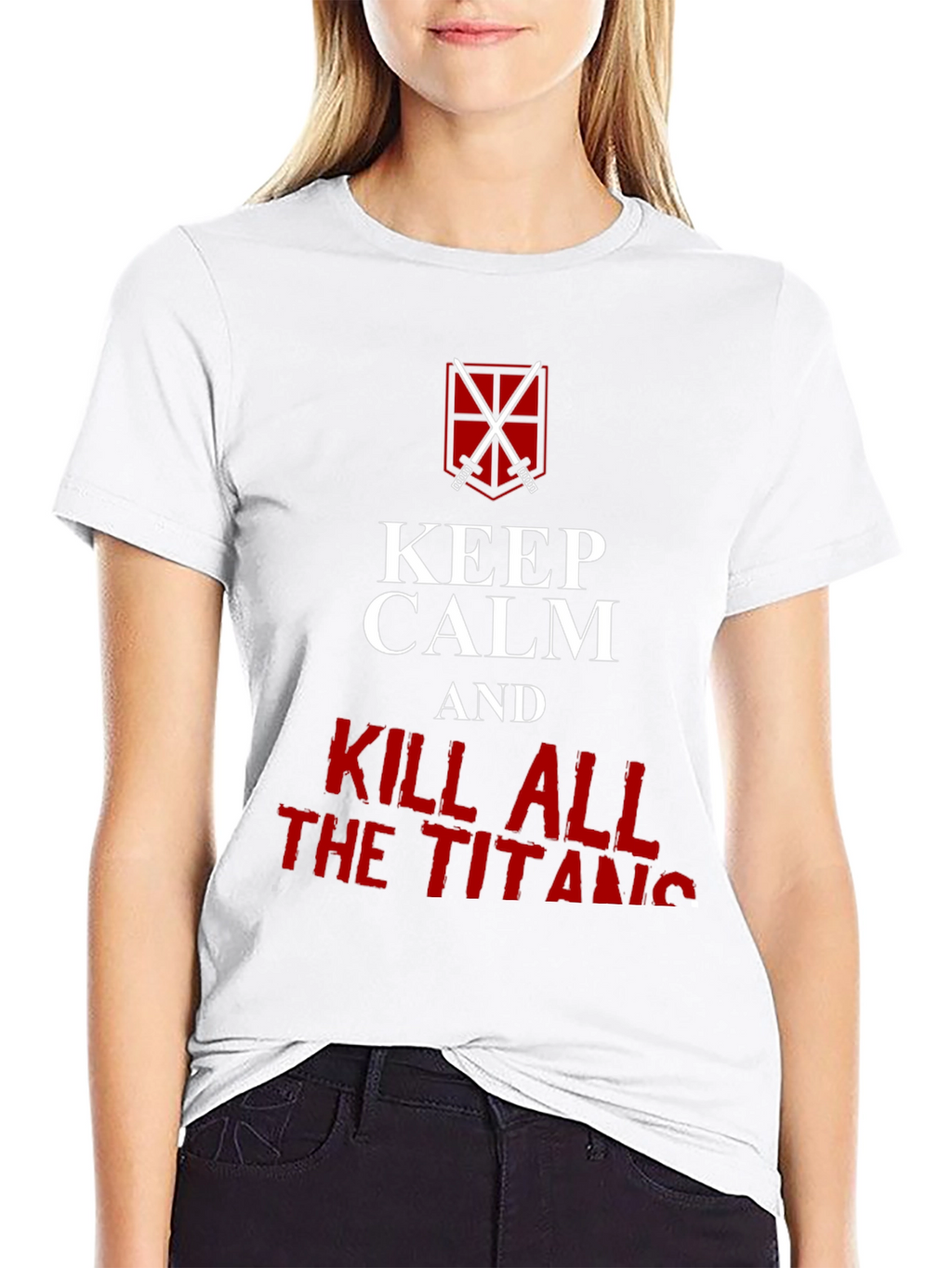 Keep Calm and Kill All Titans Graphic T-Shirt