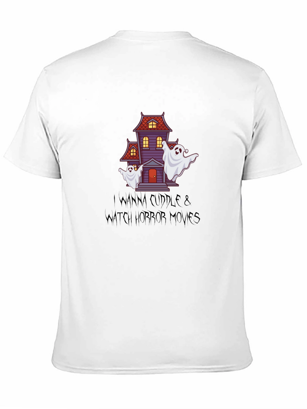 Horror Movie Night T-Shirt: Cuddle & Watch!