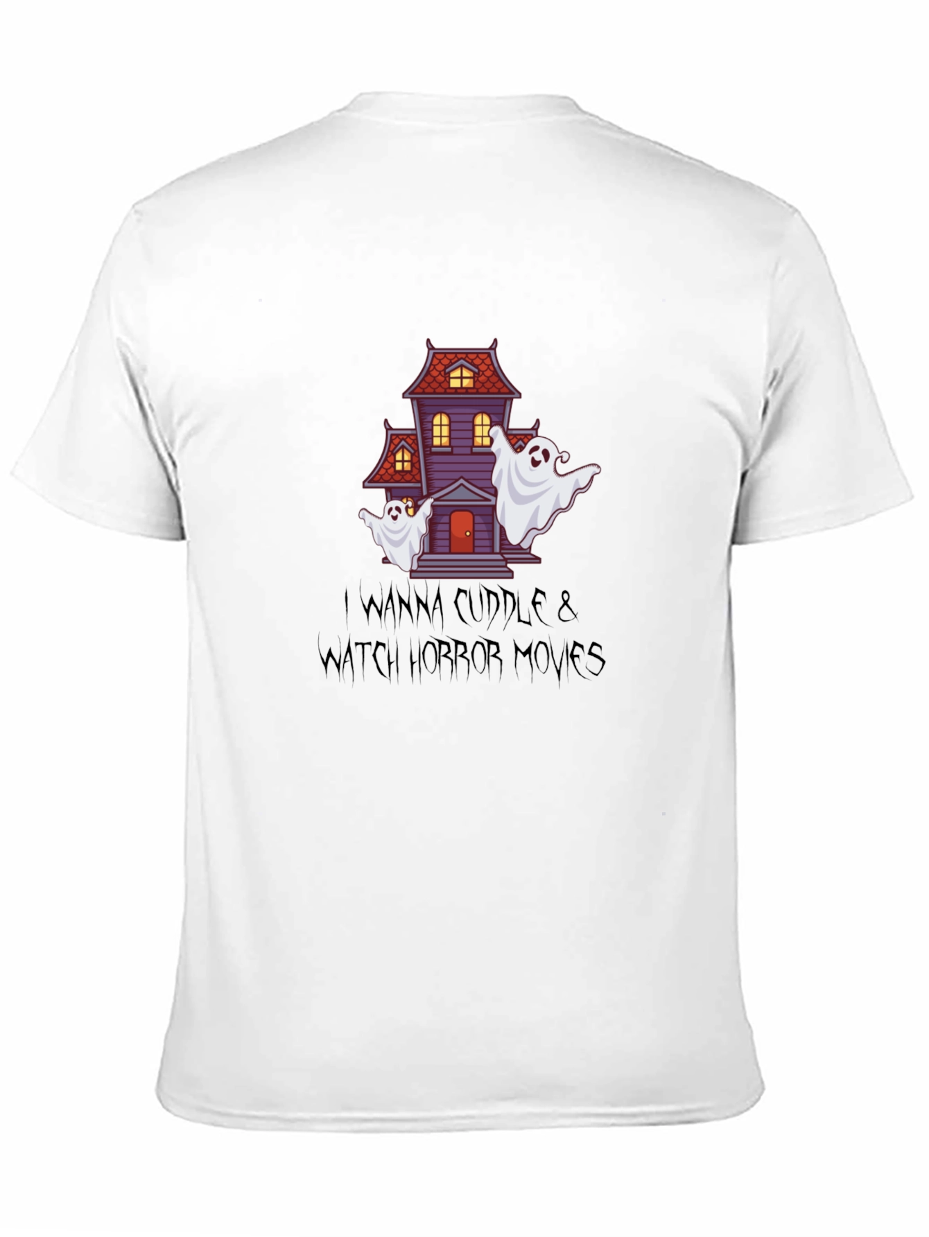 Horror Movie Night T-Shirt: Cuddle & Watch!