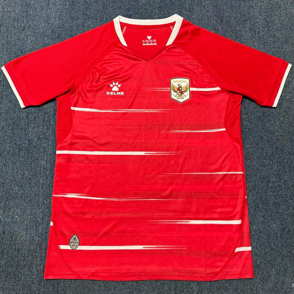 2026/27 Indonesia Home Red Fans Soccer Jersey Front