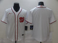 Men's Washington Nationals White Home Blank Replica Jerseys