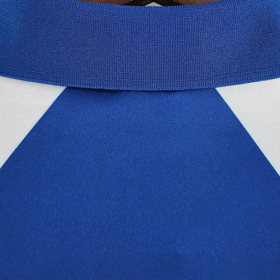 1988/90 France Home Retro Soccer Jersey Detail 2