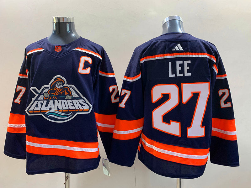 Men's New York Islanders Anders Lee #27 Royal Game Jerseys