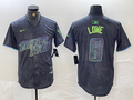 Men's Tampa Bay Rays Brandon Lowe #8 Charcoal 2024 City Connect Limited Player Jerseys
