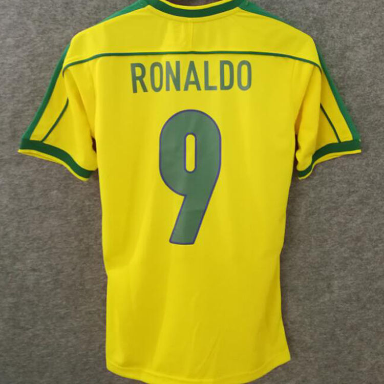 1998 Brazil Home Yellow Retro Women Soccer Jersey 女 Item NO.: 2142832 Detail 1